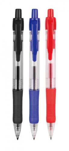 Retractable gel ink pen